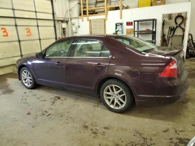 3FAHP0JA9BR221563 - 2011 FORD FUSION SEL MAROON photo 2