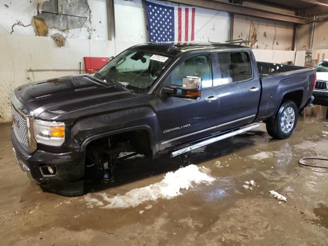 1GT120E88FF579354 - 2015 GMC SIERRA K2500 DENALI GRAY photo 1