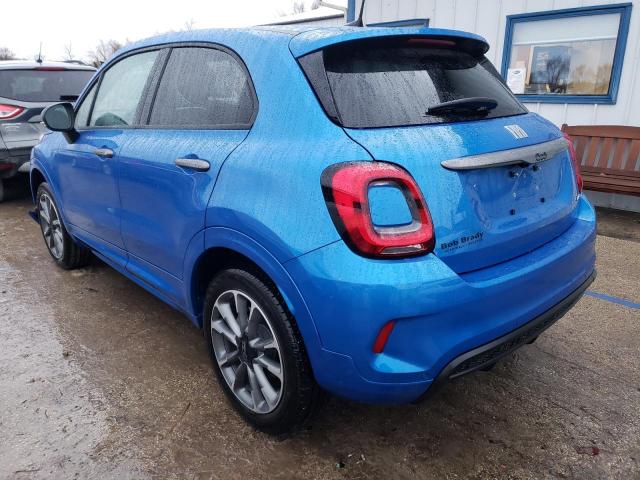 ZFBNF3A17NP980079 - 2022 FIAT 500X POP BLUE photo 2