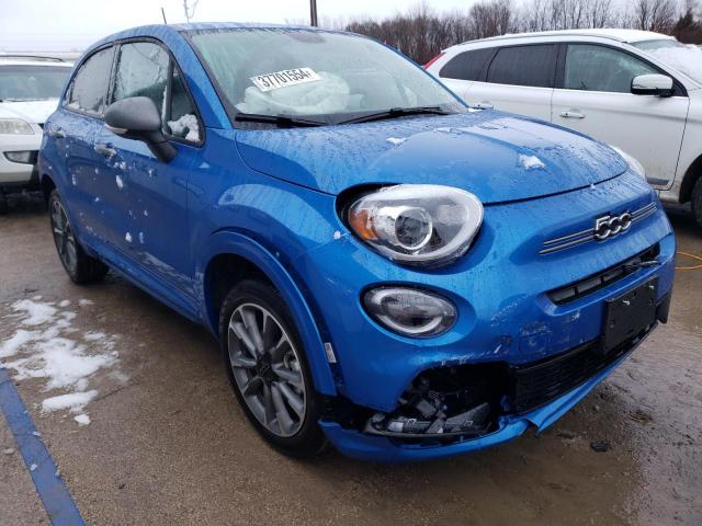 ZFBNF3A17NP980079 - 2022 FIAT 500X POP BLUE photo 4