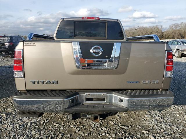 1N6BA07D78N343706 - 2008 NISSAN TITAN XE TAN photo 6