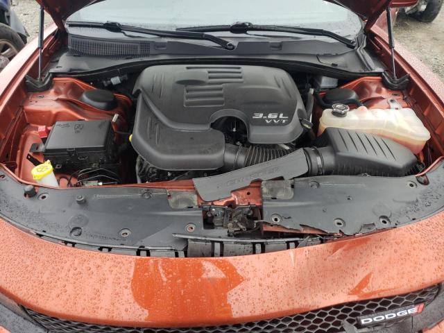 2C3CDXHG4NH110388 - 2022 DODGE CHARGER GT ORANGE photo 11