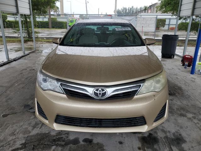 4T1BF1FK2CU019809 - 2012 TOYOTA CAMRY BASE TAN photo 5