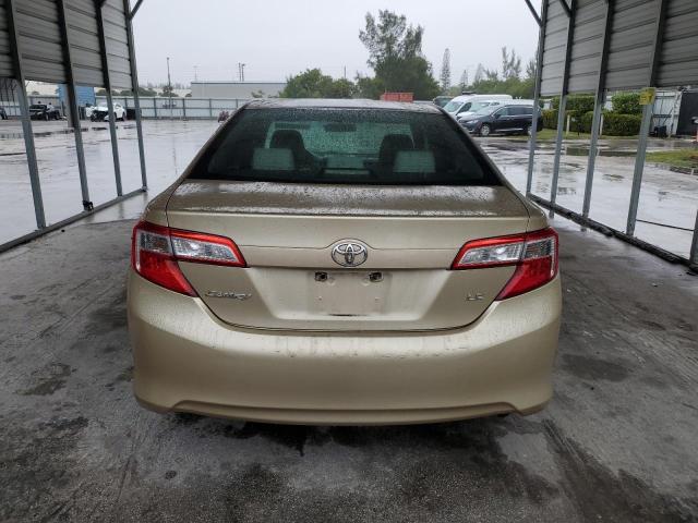 4T1BF1FK2CU019809 - 2012 TOYOTA CAMRY BASE TAN photo 6