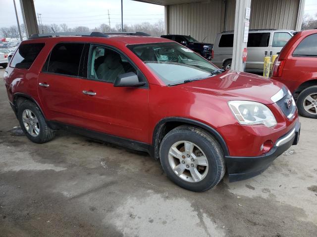 1GKKVPED8CJ162458 - 2012 GMC ACADIA SLE BURGUNDY photo 4