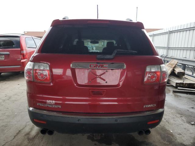 1GKKVPED8CJ162458 - 2012 GMC ACADIA SLE BURGUNDY photo 6