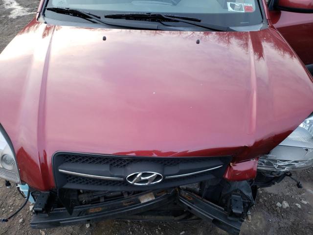 KM8JN72D66U358358 - 2006 HYUNDAI TUCSON GLS BURGUNDY photo 12