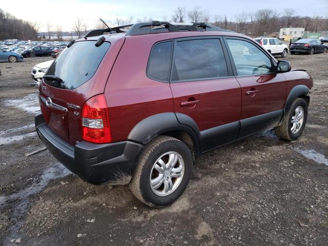 KM8JN72D66U358358 - 2006 HYUNDAI TUCSON GLS BURGUNDY photo 3