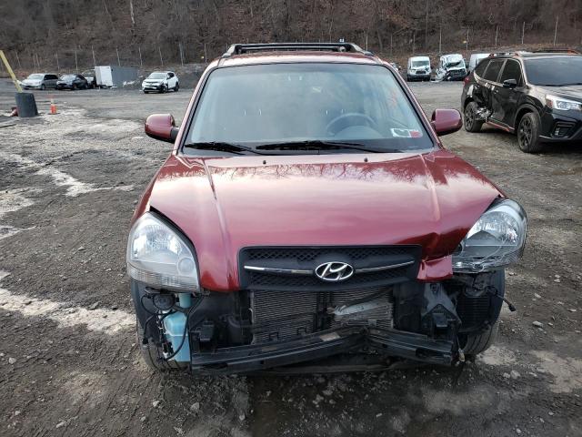 KM8JN72D66U358358 - 2006 HYUNDAI TUCSON GLS BURGUNDY photo 5