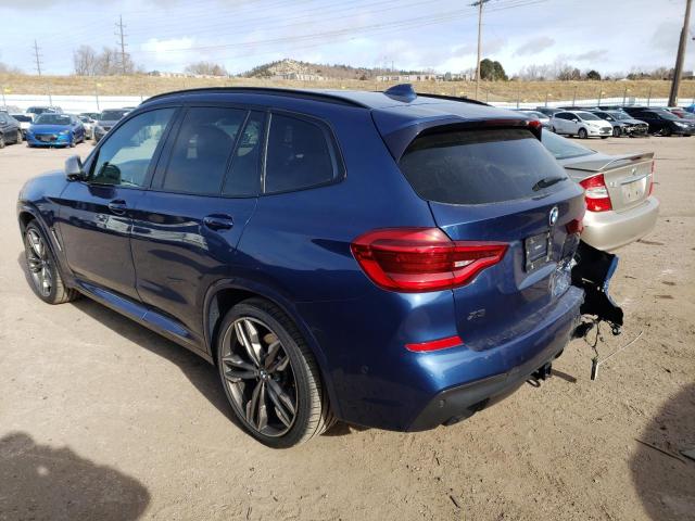 5UXTS3C53J0Z02531 - 2018 BMW X3 XDRIVEM40I BLUE photo 2