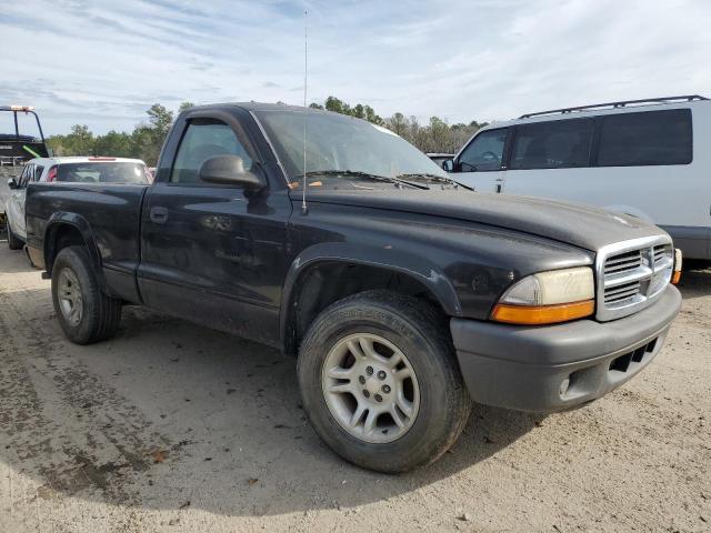 1D7FL16K04S619679 - 2004 DODGE DAKOTA SXT BLACK photo 4