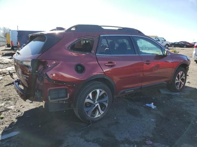 4S4BTANC9L3164516 - 2020 SUBARU OUTBACK LIMITED RED photo 3