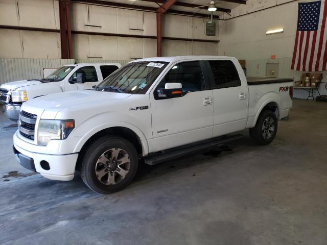 1FTFW1CT6DFD00732 - 2013 FORD F150 SUPERCREW WHITE photo 1