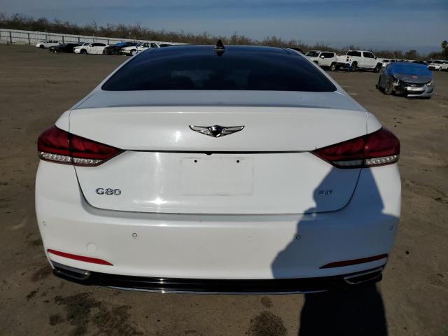 KMHGN4JE5JU238630 - 2018 GENESIS G80 BASE WHITE photo 6