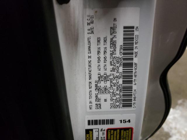 3TYSX5ENXMT006532 - 2021 TOYOTA TACOMA ACCESS CAB Ақ фото 12