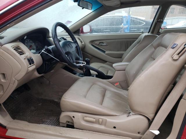 1HGCG31582A017745 - 2002 HONDA ACCORD EX RED photo 7