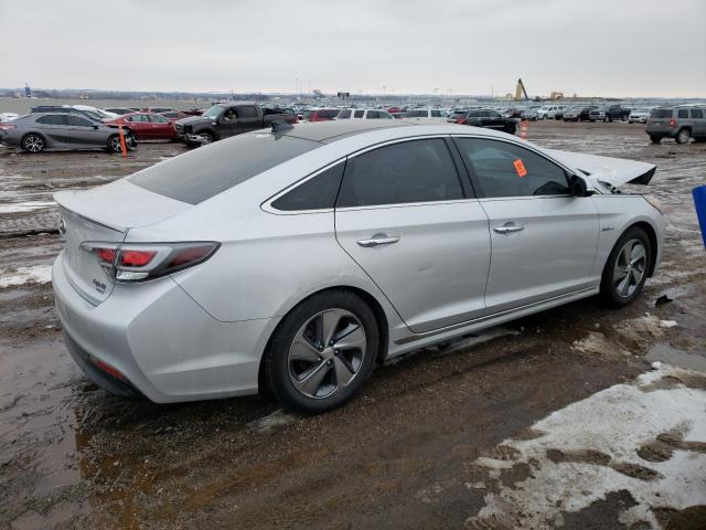 KMHE34L19GA024497 - 2016 HYUNDAI SONATA HYBRID SILVER photo 3