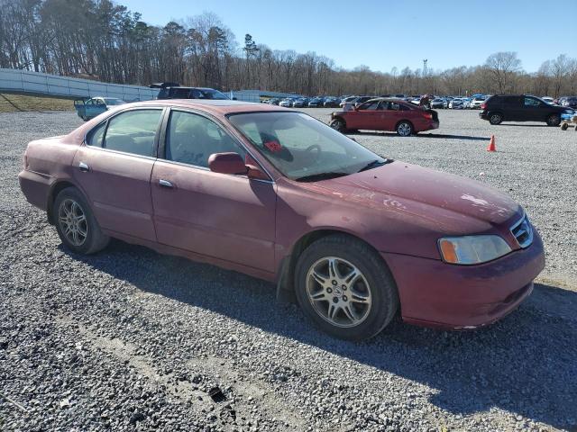 19UUA56691A010627 - 2001 ACURA 3.2TL BURGUNDY photo 4