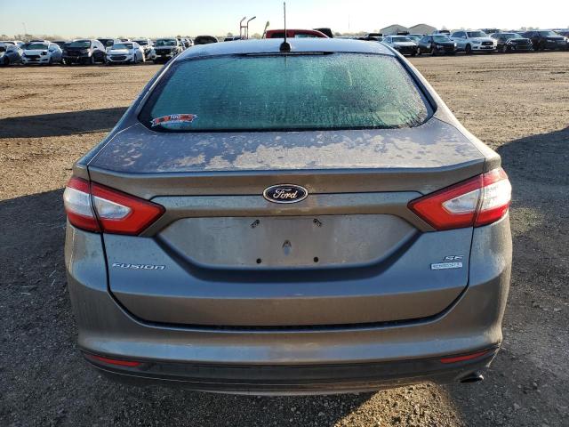 3FA6P0HR5DR255506 - 2013 FORD FUSION SE GRAY photo 6