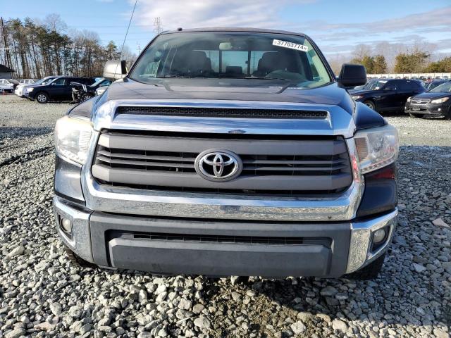 5TFUW5F11EX343072 - 2014 TOYOTA TUNDRA DOUBLE CAB SR/SR5 BLACK photo 5