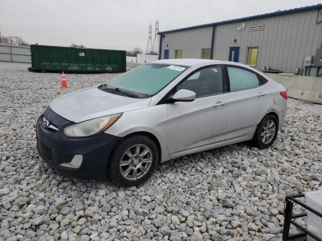 KMHCU4AE4CU248974 - 2012 HYUNDAI ACCENT GLS SILVER photo 1