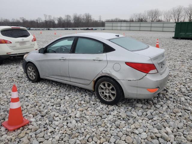 KMHCU4AE4CU248974 - 2012 HYUNDAI ACCENT GLS SILVER photo 2