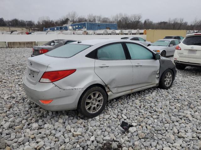 KMHCU4AE4CU248974 - 2012 HYUNDAI ACCENT GLS SILVER photo 3