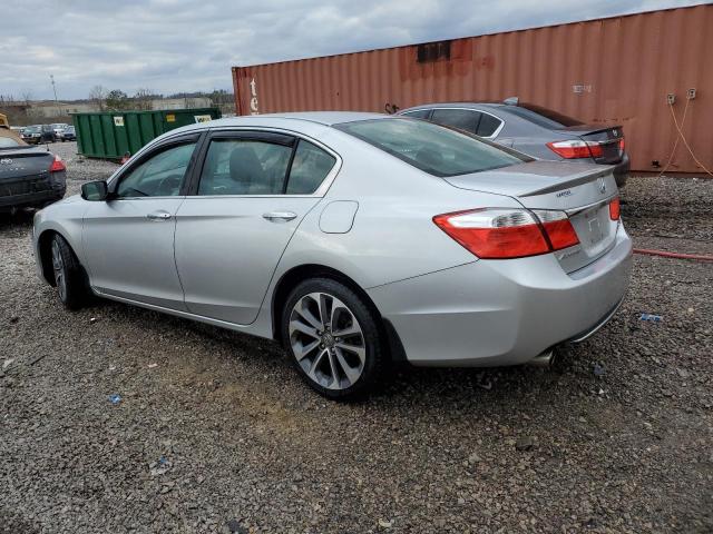 1HGCR2F5XDA193390 - 2013 HONDA ACCORD SPORT SILVER photo 2