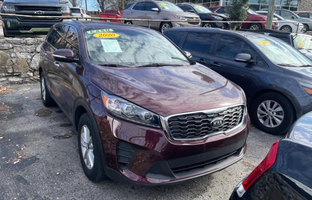 5XYPG4A38LG664605 - 2020 KIA SORENTO L MAROON photo 1