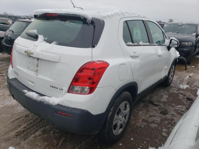 3GNCJKSBXFL212475 - 2015 CHEVROLET TRAX LS WHITE photo 3