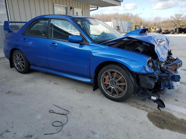 JF1GD70644L516887 - 2004 SUBARU IMPREZA WRX STI BLUE photo 4