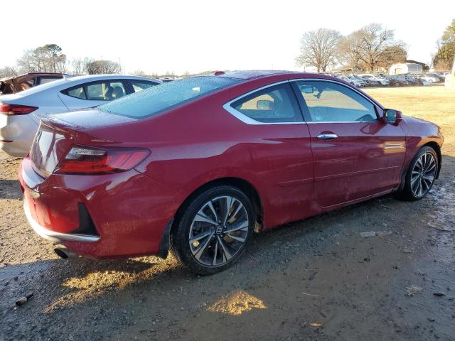 1HGCT1B65HA008839 - 2017 HONDA ACCORD EXL RED photo 3