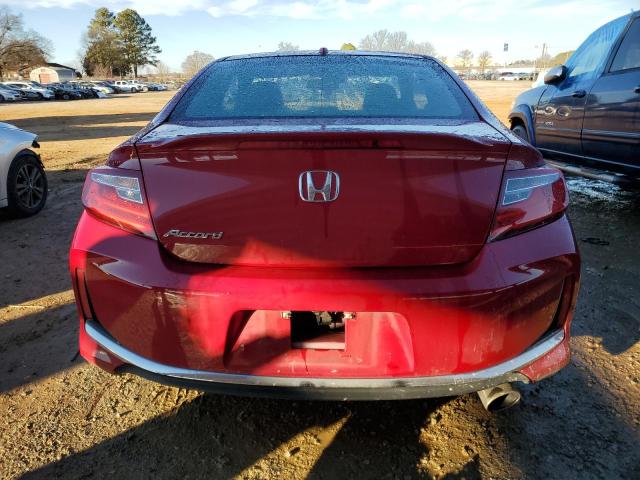 1HGCT1B65HA008839 - 2017 HONDA ACCORD EXL RED photo 6