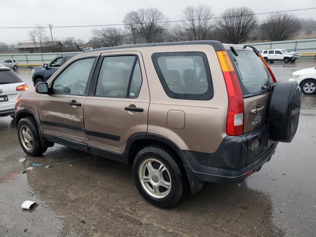 JHLRD784X3C046078 - 2003 HONDA CR-V LX TAN photo 2