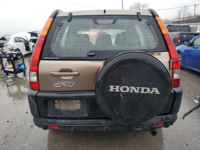 JHLRD784X3C046078 - 2003 HONDA CR-V LX TAN photo 6