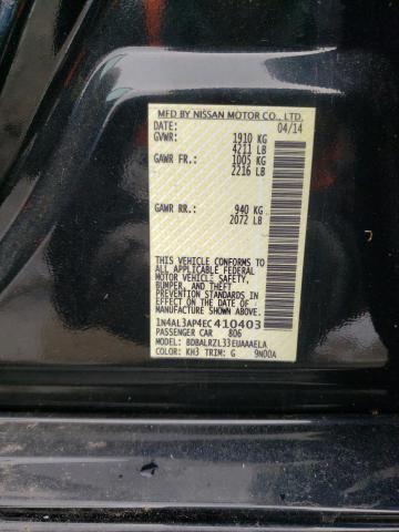 1N4AL3AP4EC410403 - 2014 NISSAN ALTIMA 2.5 BLACK photo 13