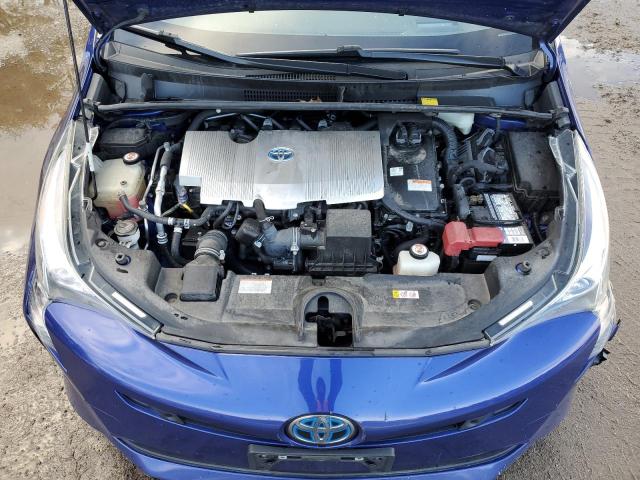 JTDKARFU3H3535502 - 2017 TOYOTA PRIUS BLUE photo 11