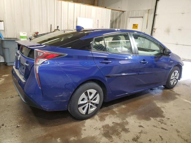 JTDKARFU3H3535502 - 2017 TOYOTA PRIUS BLUE photo 3