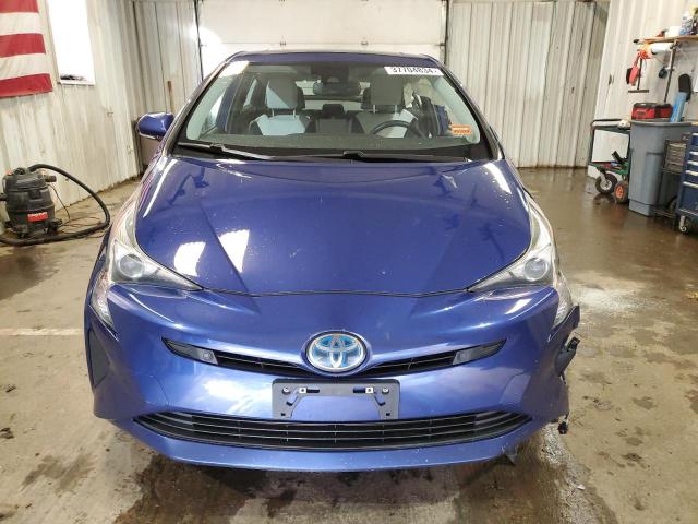 JTDKARFU3H3535502 - 2017 TOYOTA PRIUS BLUE photo 5