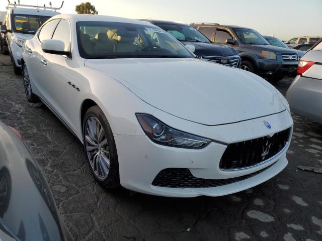 ZAM57RTA9F1130609 - 2015 MASERATI GHIBLI S WHITE photo 4