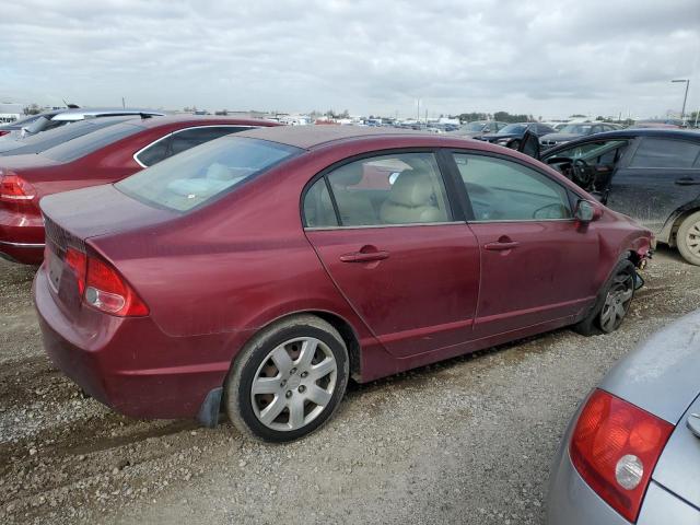 1HGFA16596L084103 - 2006 HONDA CIVIC LX BURGUNDY photo 3