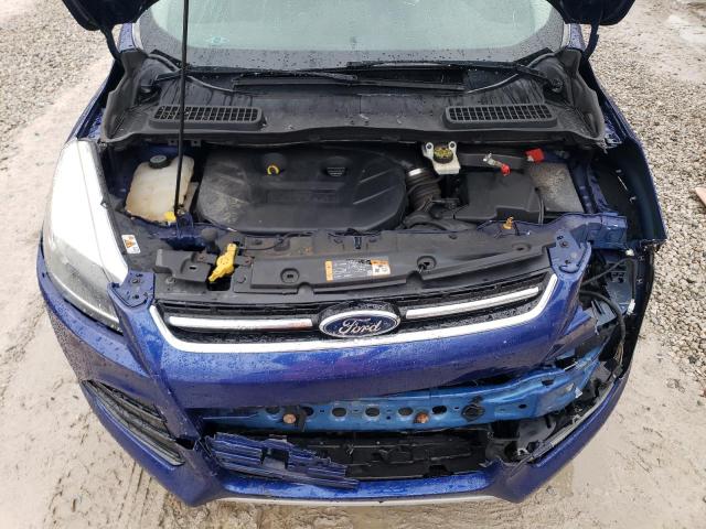 1FMCU9J95DUD66274 - 2013 FORD ESCAPE TITANIUM BLUE photo 11