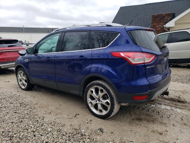 1FMCU9J95DUD66274 - 2013 FORD ESCAPE TITANIUM BLUE photo 2