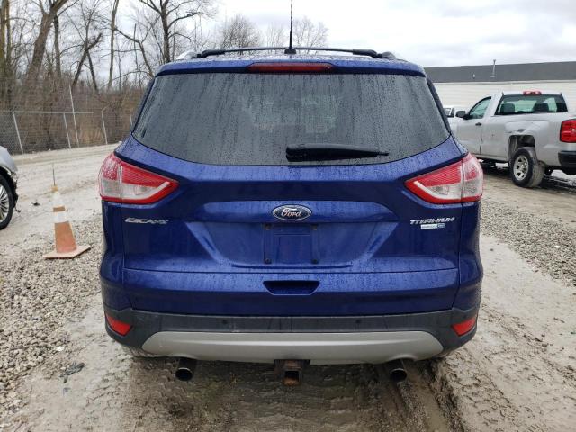 1FMCU9J95DUD66274 - 2013 FORD ESCAPE TITANIUM BLUE photo 6