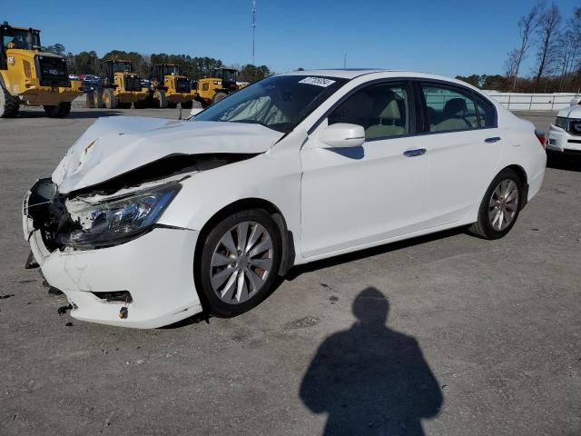 1HGCR2F83FA110346 - 2015 HONDA ACCORD EXL WHITE photo 1