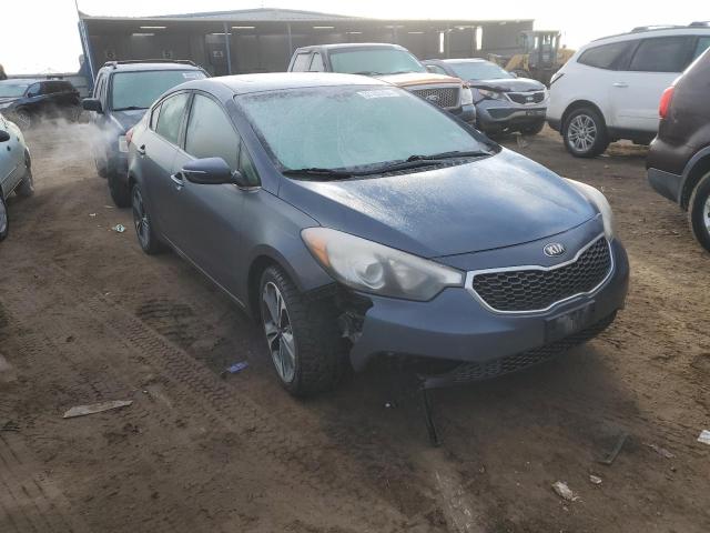 KNAFZ4A86E5106956 - 2014 KIA FORTE EX GRAY photo 4