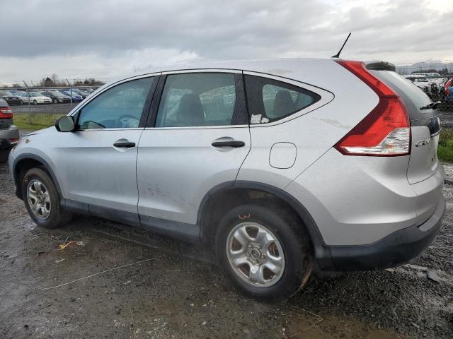 2HKRM4H38DH677386 - 2013 HONDA CR-V LX SILVER photo 2