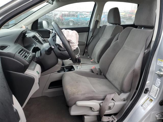 2HKRM4H38DH677386 - 2013 HONDA CR-V LX SILVER photo 7