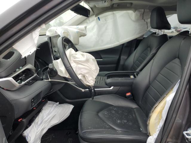 5TDGZRBH9MS532653 - 2021 TOYOTA HIGHLANDER XLE GRAY photo 7