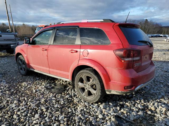 3C4PDDGG1JT430878 - 2018 DODGE JOURNEY CROSSROAD RED photo 2